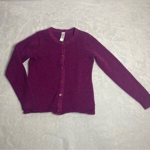 Cherokee Purple Kids Cardigan Size 5T